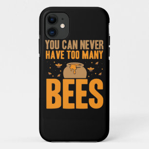 Funda Para iPhone 11 Nunca Se Pueden Tener Demasiadas Abejas