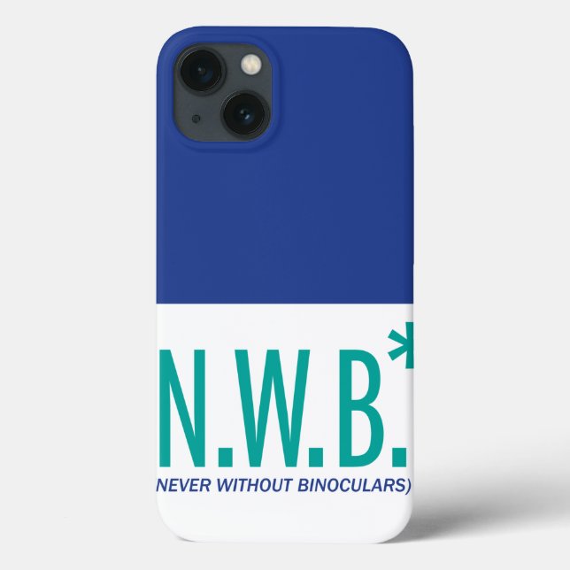 Funda De Case-Mate Para iPhone Nunca sin los prismáticos (Reverso)