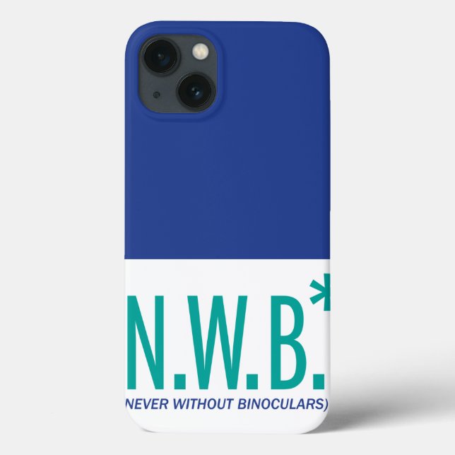Funda De Case-Mate Para iPhone Nunca sin los prismáticos (Reverso)