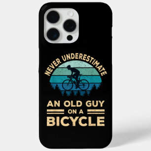 Funda Para iPhone 15 Pro Max Nunca Subestimes A Un Viejo En Una Bicicleta Graci