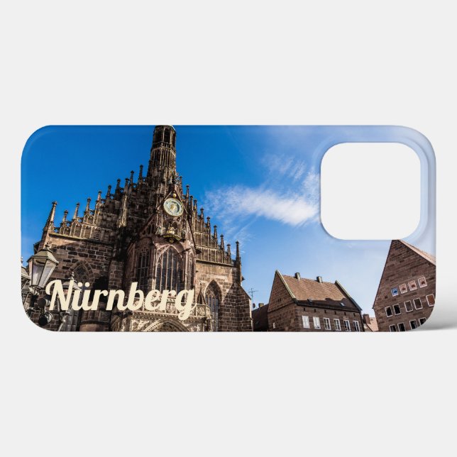 Funda De Case-Mate Para iPhone Nuremberg Hauptmarkt Nürnberg Bavaria Alemania (Reverso  (Horizontal))