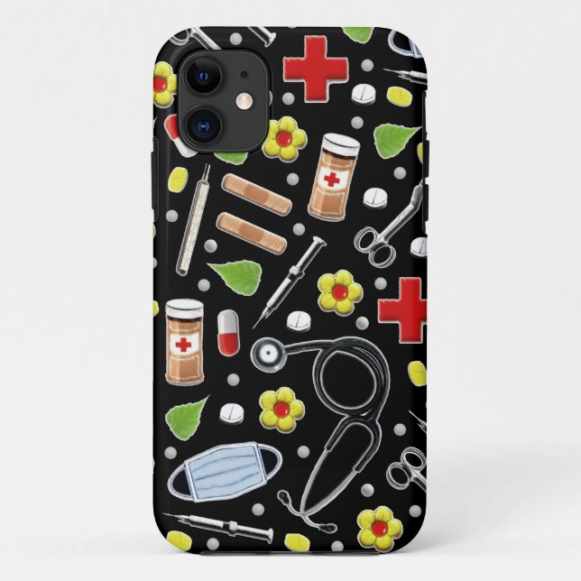 Funda De Case-Mate Para iPhone Nurse Art (Reverso)