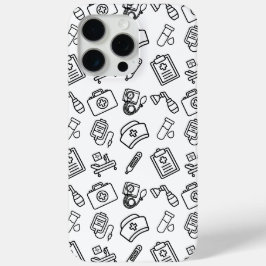 Funda Para iPhone 15 Pro Max Nurse Life Icon Pattern Case-Mate iPhone Case