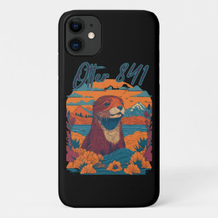 Funda Para iPhone 11 Nutria surfista 841 Nutria a mi manera Nutria mari