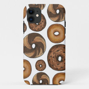 iPhone 11 NYC Bagel Bagels Funda de alimentos para el desayu