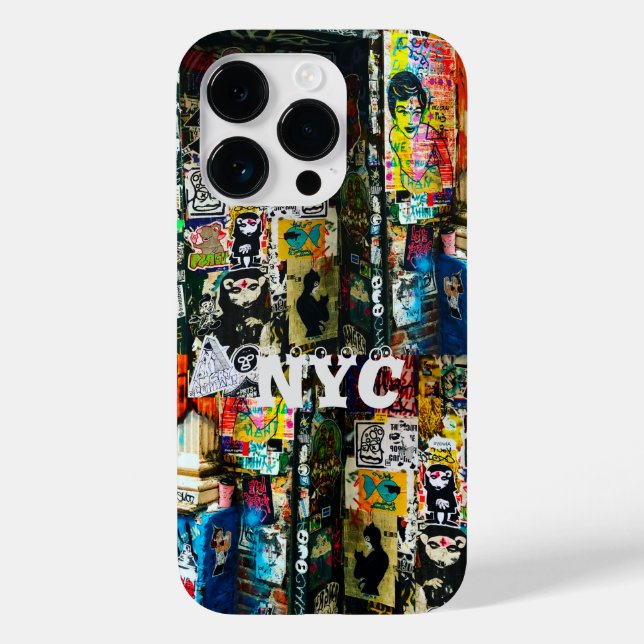 Funda De Case-Mate Para iPhone NYC Graffiti Diseño gráfico Estuche para iPhone (Reverso )