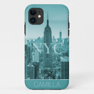 Funda Para iPhone 11 NYC Nueva York Manhattan Empire State horizonte pe