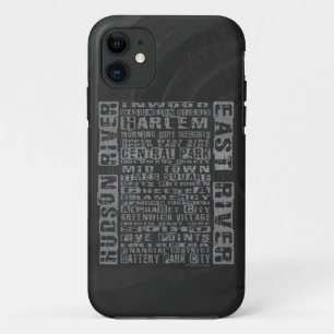 Funda Para iPhone 11 NYC Vecindarios Gris