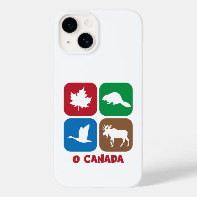 Funda De Case-Mate Para iPhone O Canadá (Reverso )