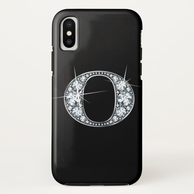 Funda De Case-Mate Para iPhone O Faux "Diamond Bling" (Reverso)