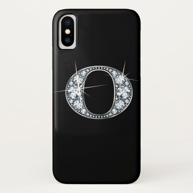 Funda De Case-Mate Para iPhone O Faux "Diamond Bling" (Reverso)