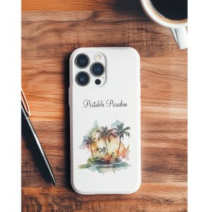 Funda Para iPhone 11 Pro Oasis Atardecer, personalizado