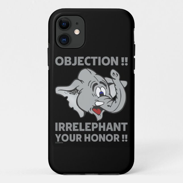 FUNDA DE Case-Mate PARA iPhone ¡OBJECIÓN! ¡IRRELEFANTE TU HONOR! (Reverso)