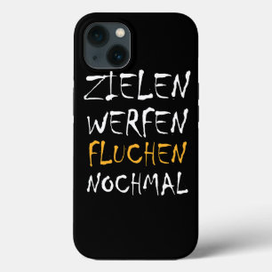 Funda Para iPhone 13 Objetivo Lanzar maldición repetición Darts Dart Ba