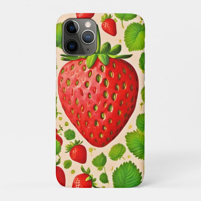 Funda De Case-Mate Para iPhone Obra artística de Strawberry Dadaist (Reverso)