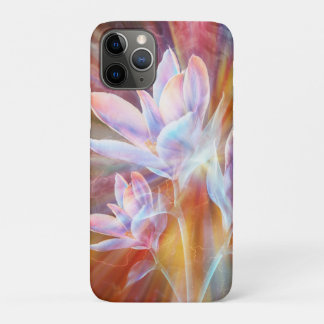 Funda Para iPhone 11 Pro obra de arte de flores modernas abstractas