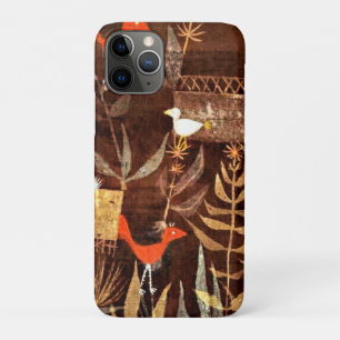 Funda Para iPhone 11 Pro Obra de arte de Paul Klee, Jardín de las aves