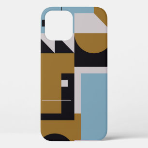 Funda Para iPhone 12 Obra de composición en Bauhaus hecha con ele abstr