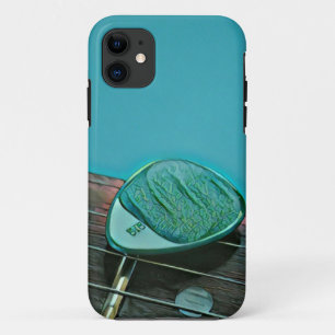 Funda Para iPhone 11 Obra de guitarra retro vintage para guitarrista