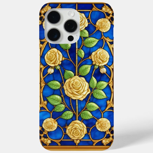 Funda De Case-Mate Para iPhone Obra de Ornate Golden Rosa (Reverso )