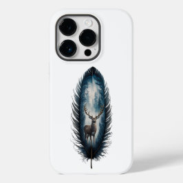Funda Para iPhone 14 Pro De Case-Mate "Obra maestra de la naturaleza: Deer Feather Desig