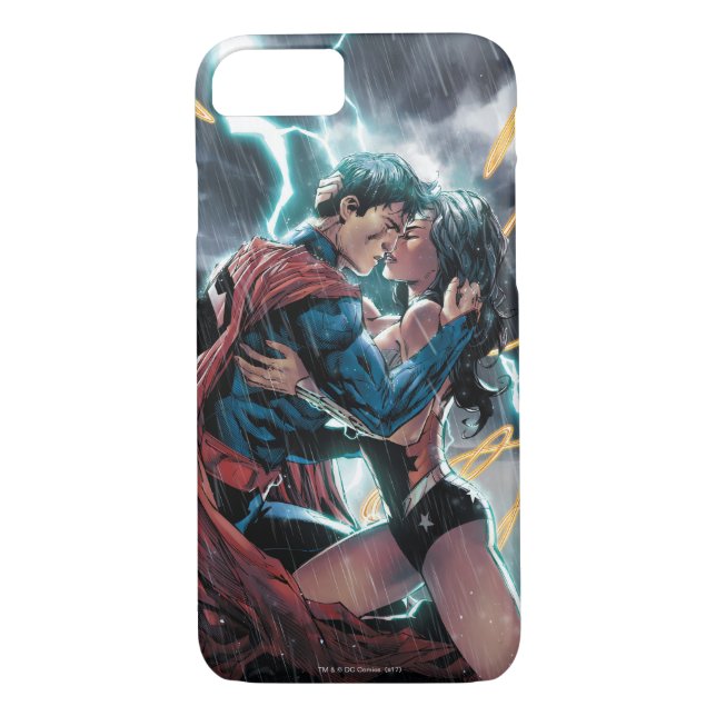 Funda De Case-Mate Para iPhone Obra promocional de superman/maravilla (Reverso)