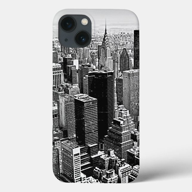 Funda De Case-Mate Para iPhone Obras de arte de Nueva York (Reverso)