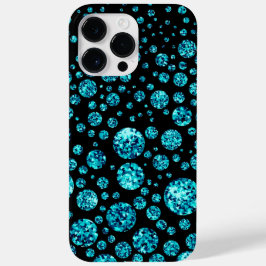 FUNDA PARA iPhone 14 PRO MAX DE Case-Mate OBSERVACIÓN TURQUESA DE DIAMANTE IRIDESCENTE