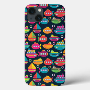 Funda Para iPhone 13 Ocean Transportation Pattern