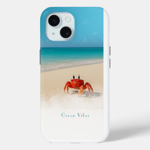 Ocean Vibes — Funda duro para iPhone 15