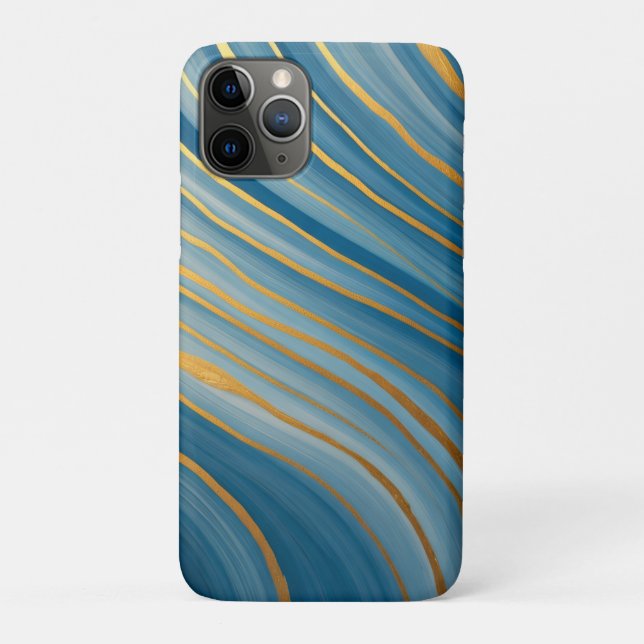 Funda De Case-Mate Para iPhone "Oceanic Gold Flow (Reverso)
