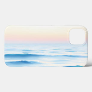 Funda Para iPhone 13 Océano acuático sereno con olas suaves