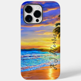 Funda Para iPhone 14 Pro Max De Case-Mate Océano azul turquesa Sunset