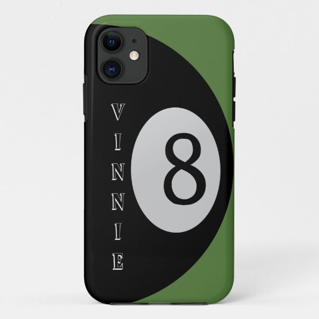 Funda De Case-Mate Para iPhone Ocho Bolas Billar Personal  (Reverso)