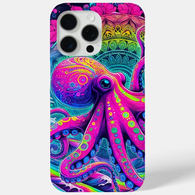 Funda De Case-Mate Para iPhone Octopus (Reverso )