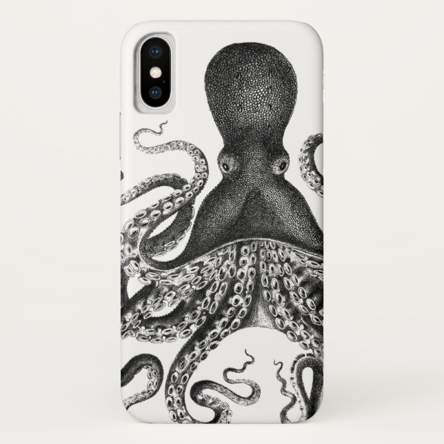 Funda De Case-Mate Para iPhone +|| Octopus vintage ||+ (Reverso)