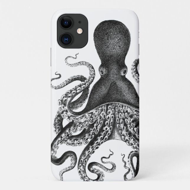 Funda De Case-Mate Para iPhone +|| Octopus vintage ||+ (Reverso)