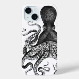 Funda Para iPhone 15 +|| Octopus vintage ||+ Estuche para iPhone Funda-