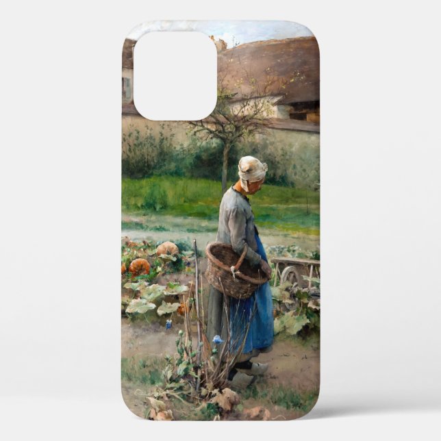 Funda De Case-Mate Para iPhone Octubre, 1882 por Carl Larsson (Reverso )
