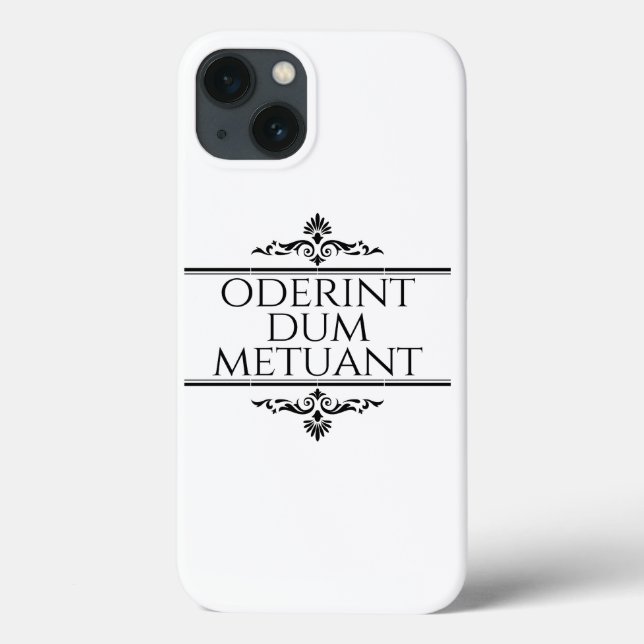 Funda De Case-Mate Para iPhone Oderint Dum Metuant (Reverso)