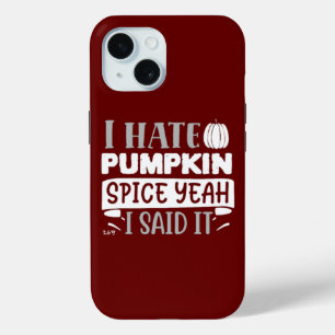 FUNDA PARA iPhone 15 ODIO EL ESPECIALISMO DE PUMPKIN