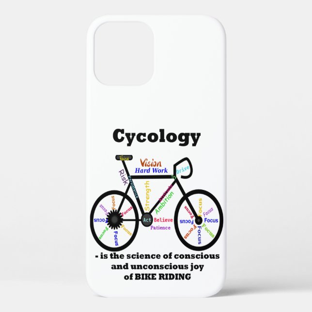 Funda De Case-Mate Para iPhone Oferta Inspiradora divertida en bicicleta (Reverso )