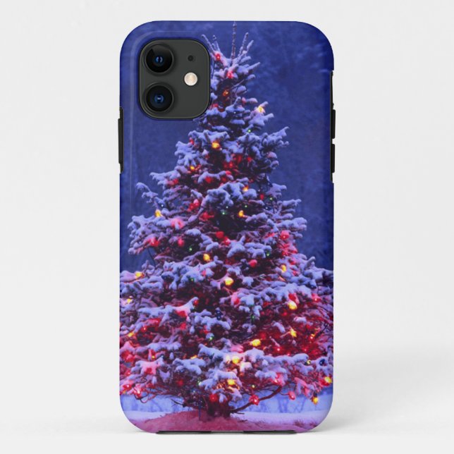 Funda De Case-Mate Para iPhone Oh árbol de navidad (Reverso)