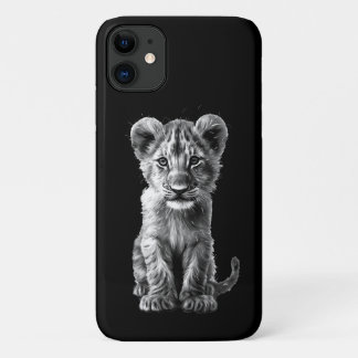 Funda Para iPhone 11 Oh Bebé Gran Gato Gris
