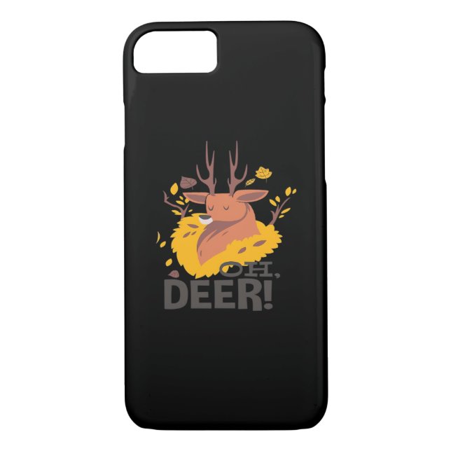 Funda De Case-Mate Para iPhone Oh Deer Creative Design  (Reverso)
