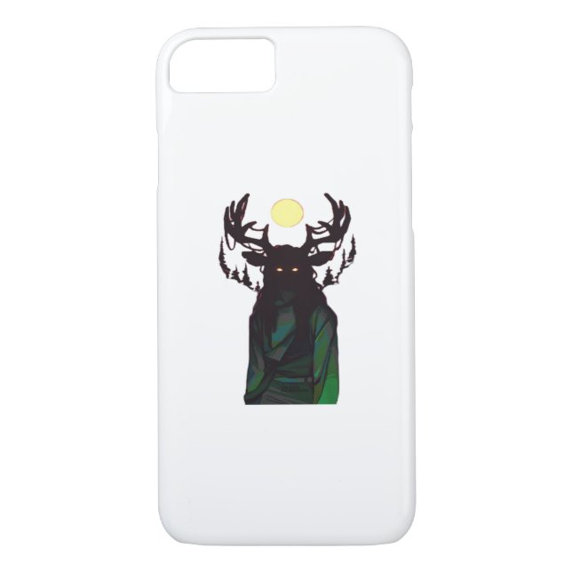 Funda De Case-Mate Para iPhone Oh Deer Minimal Design  (Reverso)