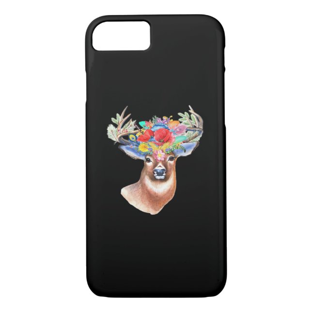 Funda De Case-Mate Para iPhone Oh Deer Modern Artistic Style  (Reverso)
