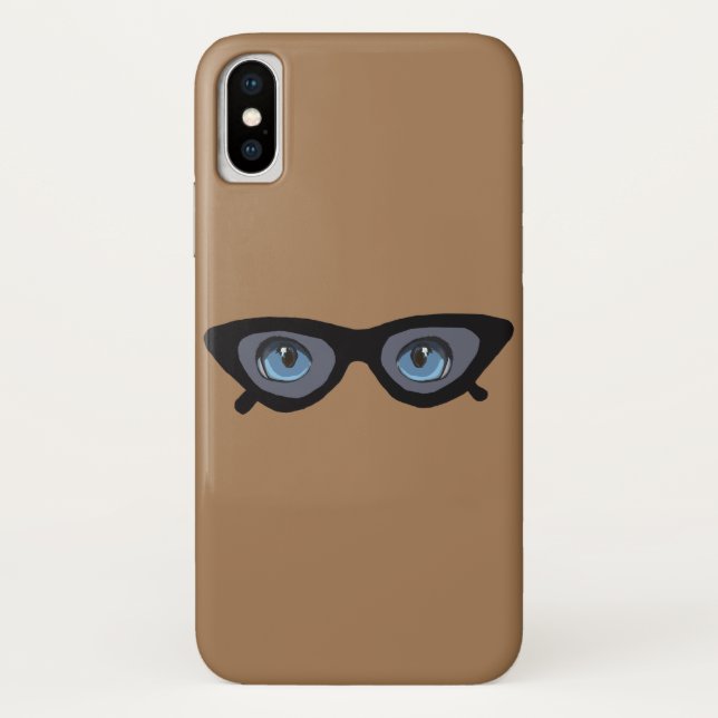Funda De Case-Mate Para iPhone Oh esos ojos (Reverso)