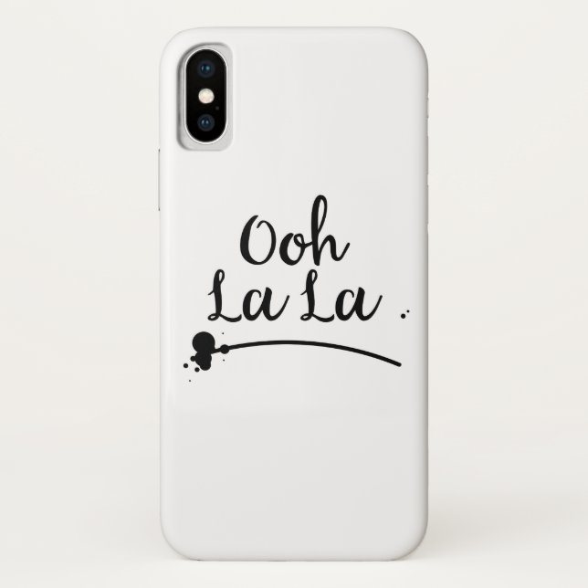 Funda De Case-Mate Para iPhone Oh La La (Reverso)
