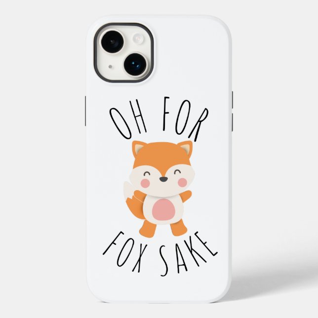 Funda De Case-Mate Para iPhone Oh por Fox Sake (Reverso )